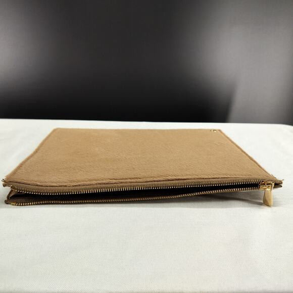 POLOGEORGIS Medium Signature Pouch With Gold Zip - Picture 7 of 14